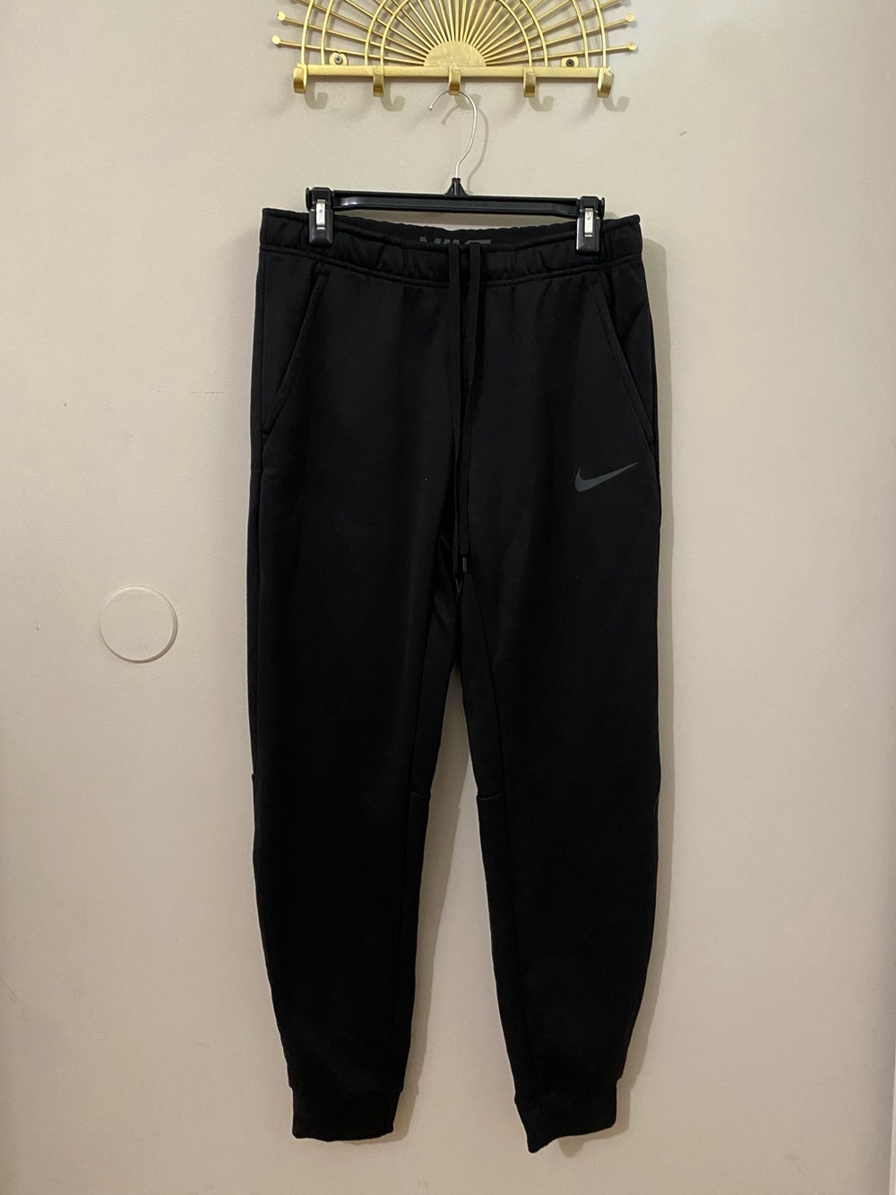 Nike Black Tech-Fit Jogger Sweatpants